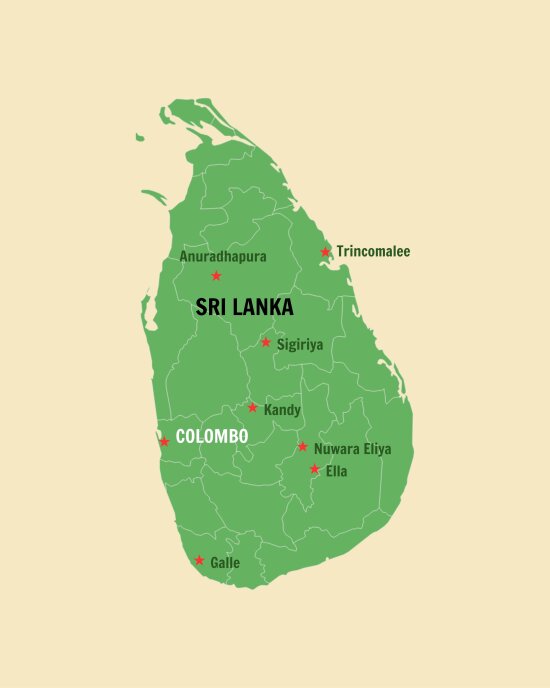 Sri Lanka - MAP